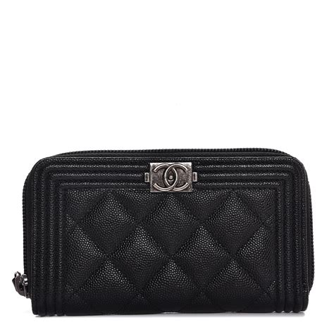 chanel boy wallet uk|Chanel boy zip around wallet.